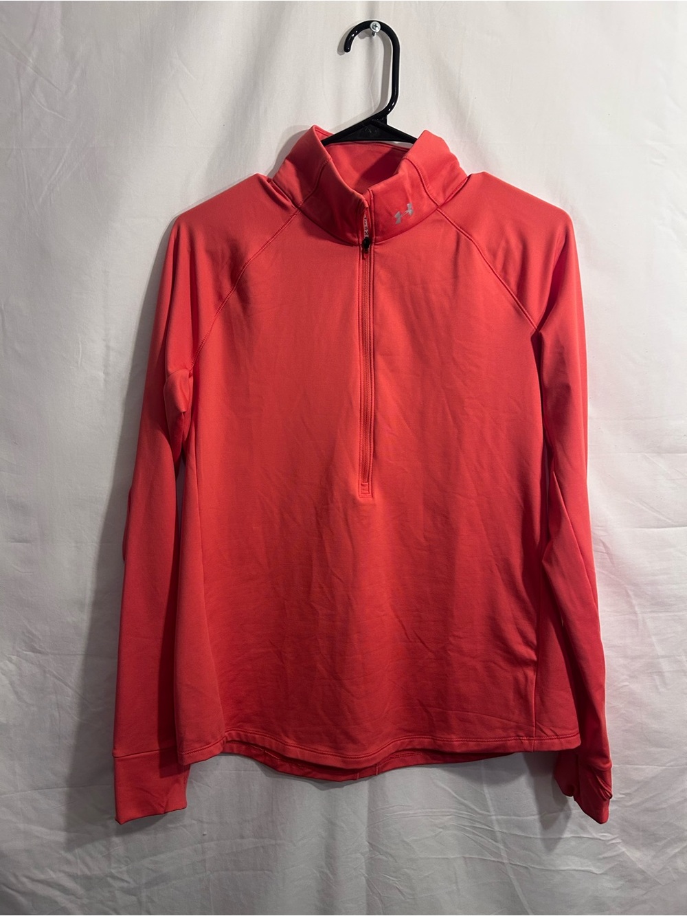 Under Armour Coral Zip-Up Performance Pullover